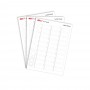 Pochette de 10 feuilles d'étiquettes COLOP e-mark®